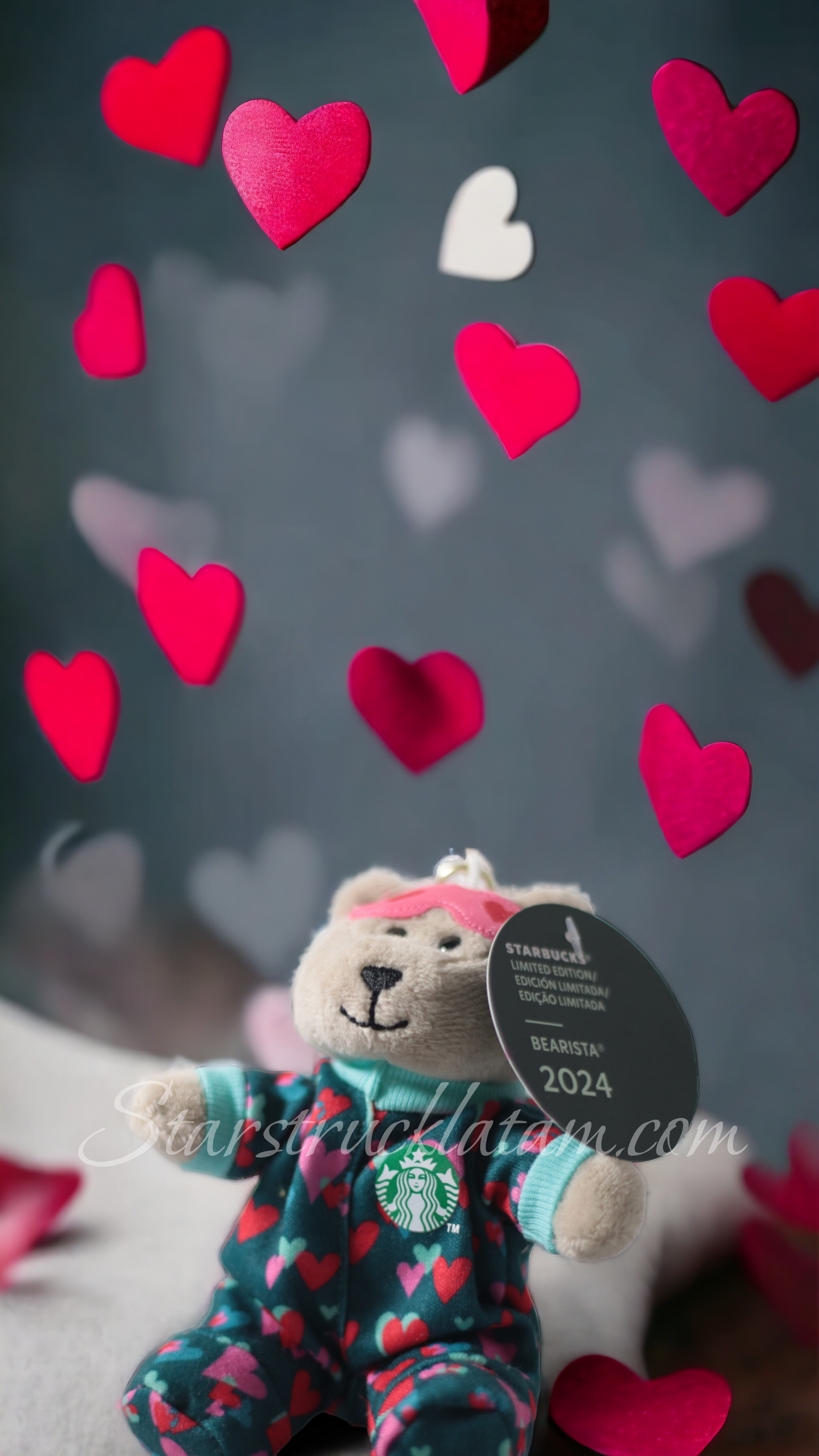 2024 Valentines Bearista Plush Keychain