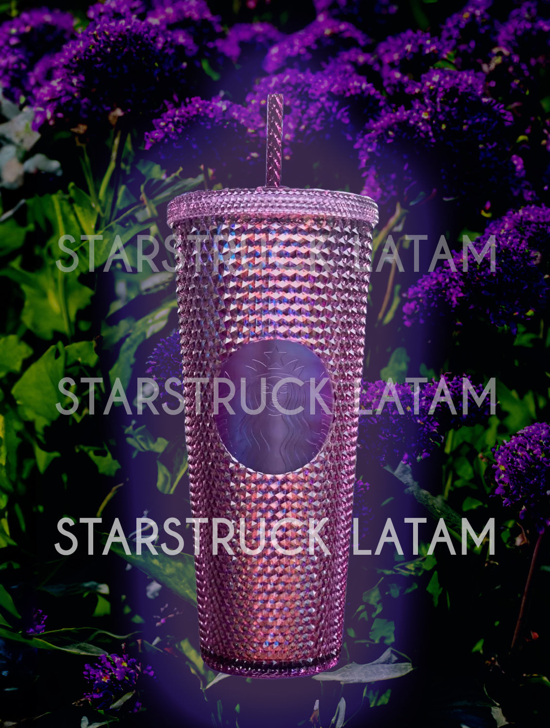 Starbucks MX/LATAM Grape Bling Studded